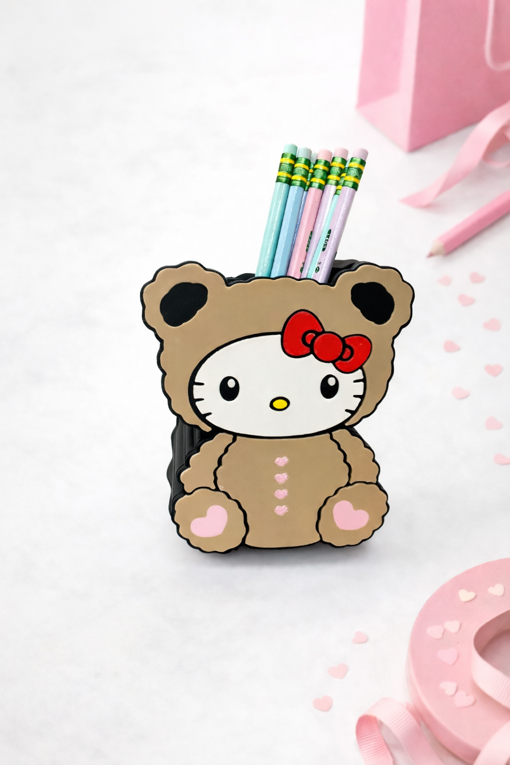 Hello Kitty Bear Pencil Holder