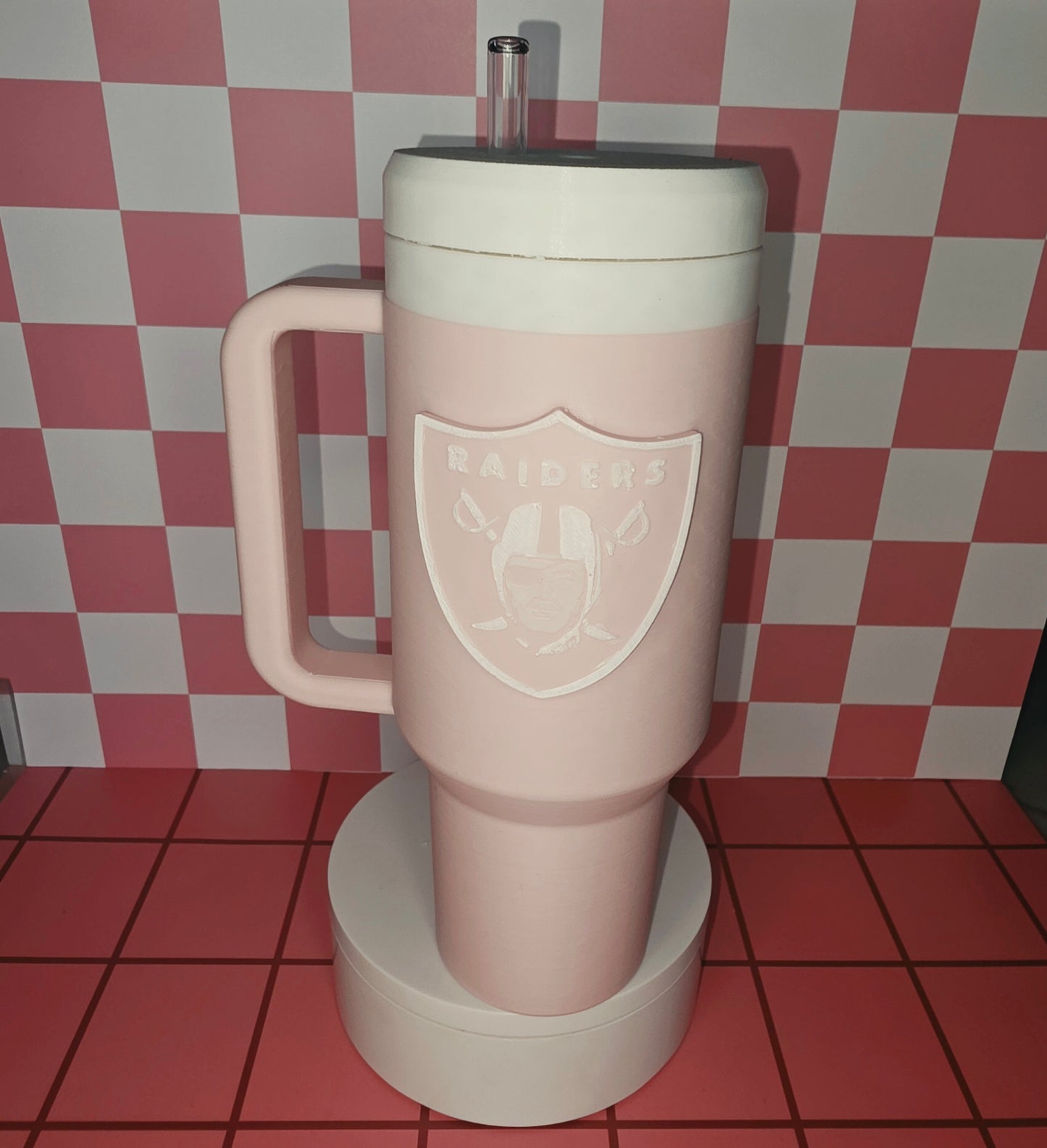 Pink Raiders Tumbler 12 oz