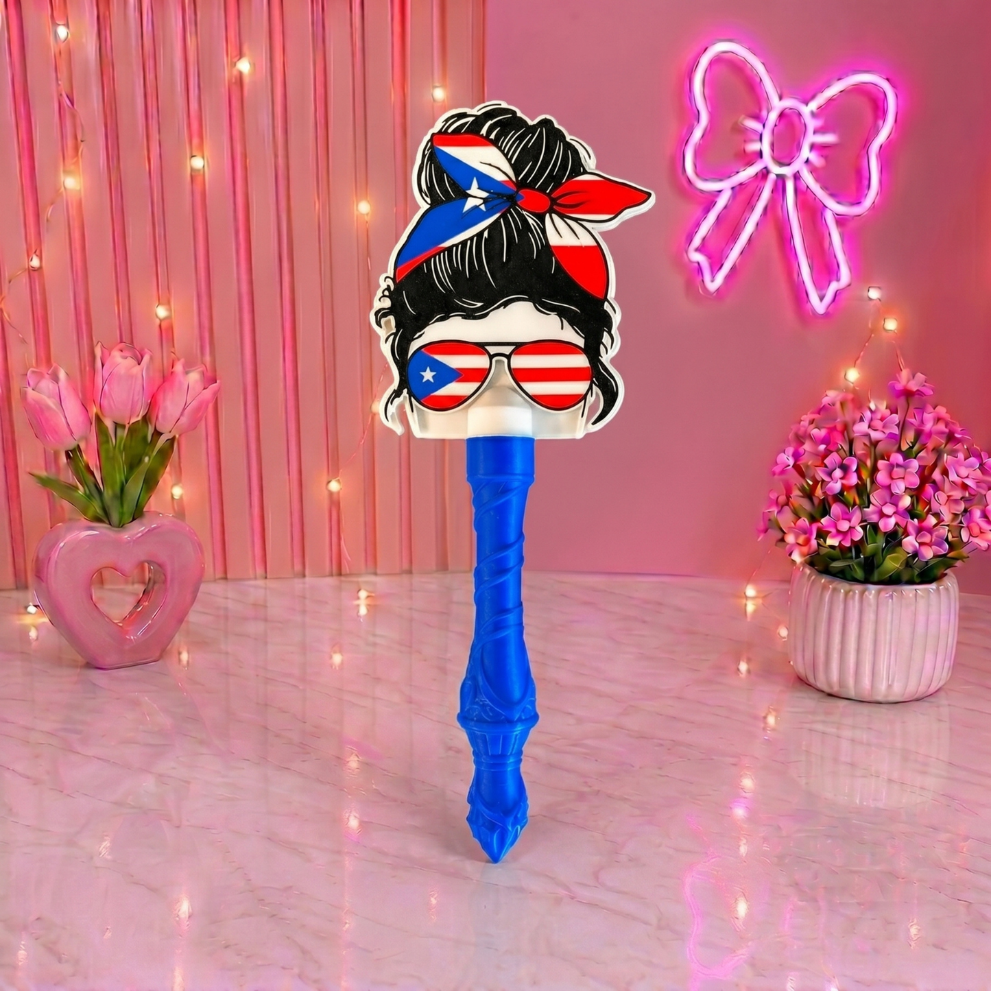 Puerto Rican Girl Tap to Pay Wand