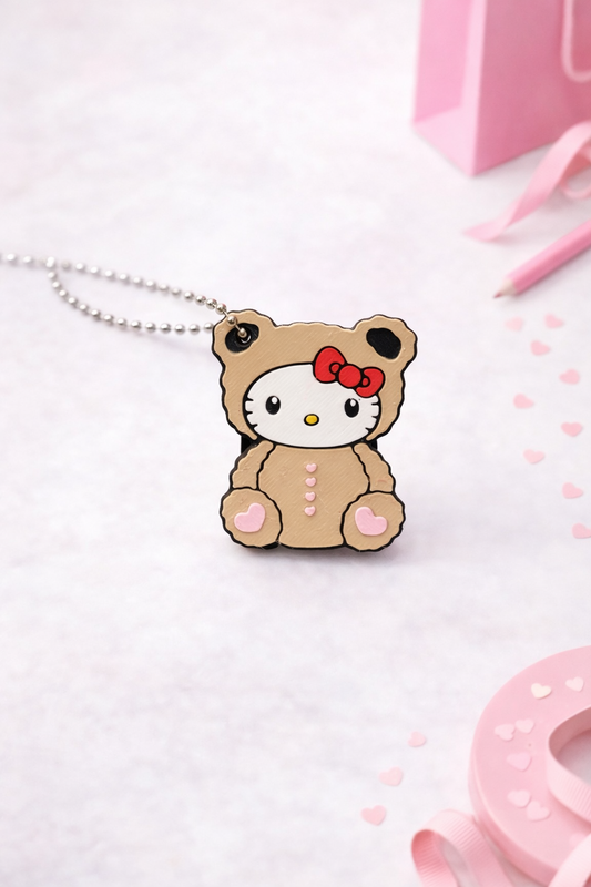 Hello Kitty Bear Keychain Can Opener