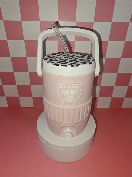 Raider Pink Cheetah Cooler