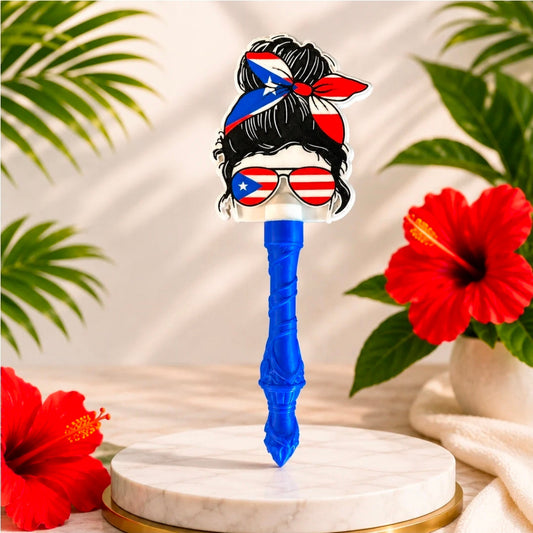 Puerto Rican Girl Tap to Pay Wand
