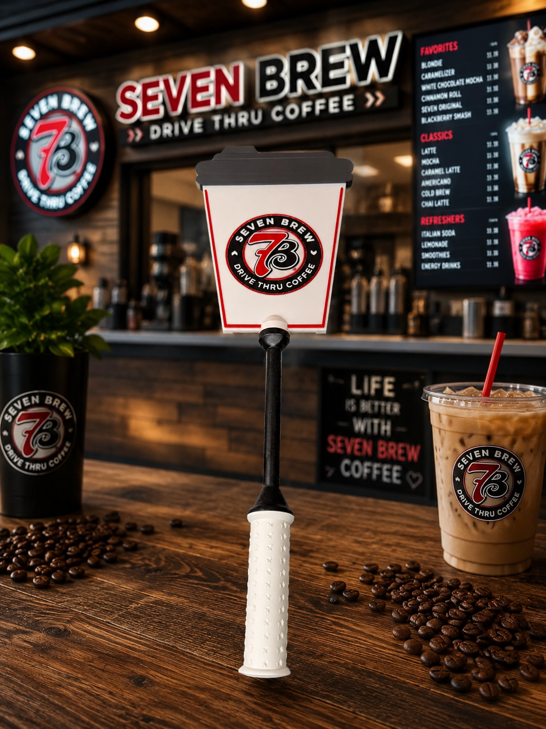 Seven Brew Drive Thru Coffee Wand